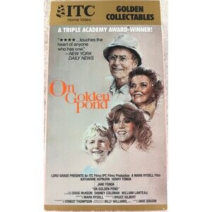 On Golden Pond VHS Henry Fonda Katharine Hepburn Jane Fonda